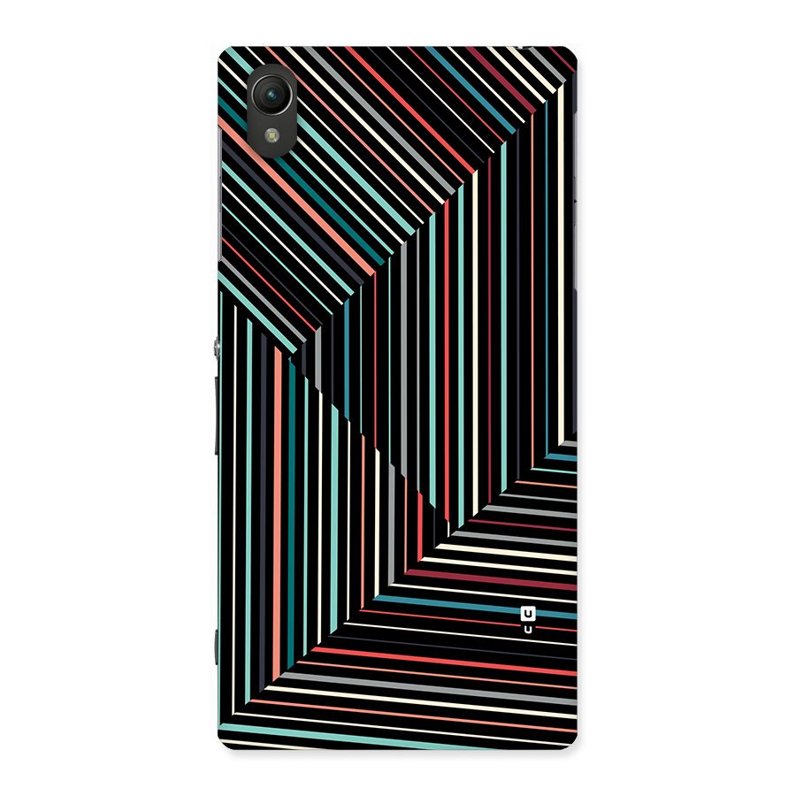 Angulars Stripes Back Case for Xperia Z1