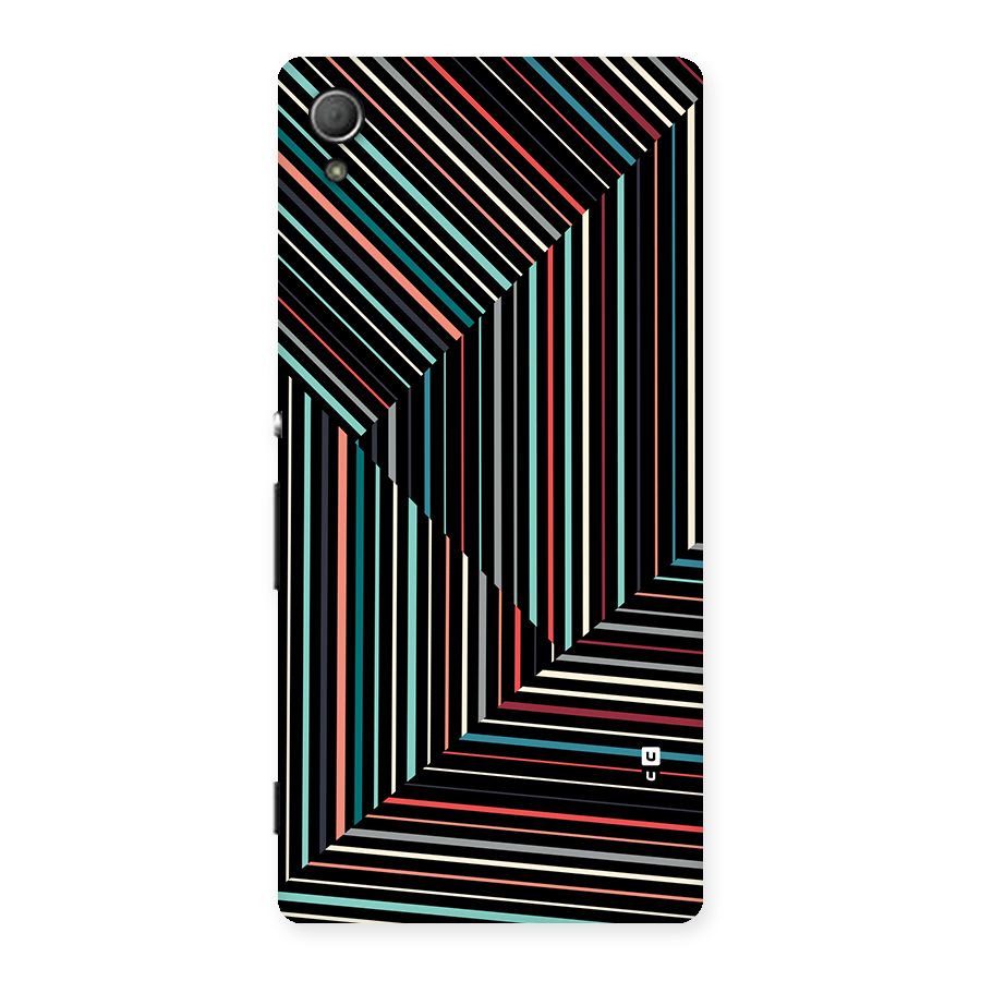 Angulars Stripes Back Case for Xperia Z3 Plus