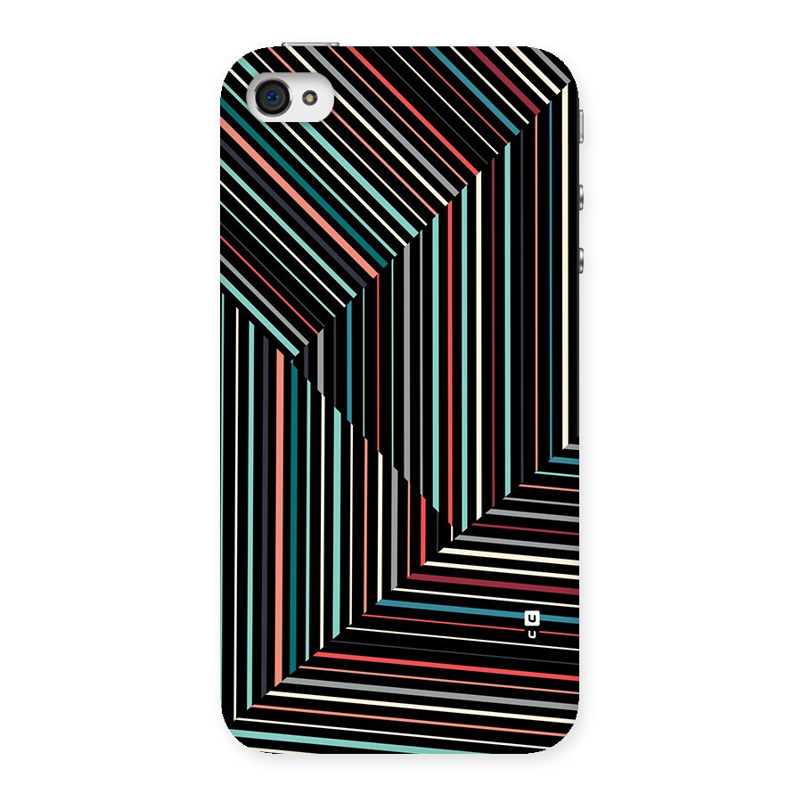 Angulars Stripes Back Case for iPhone 4 4s