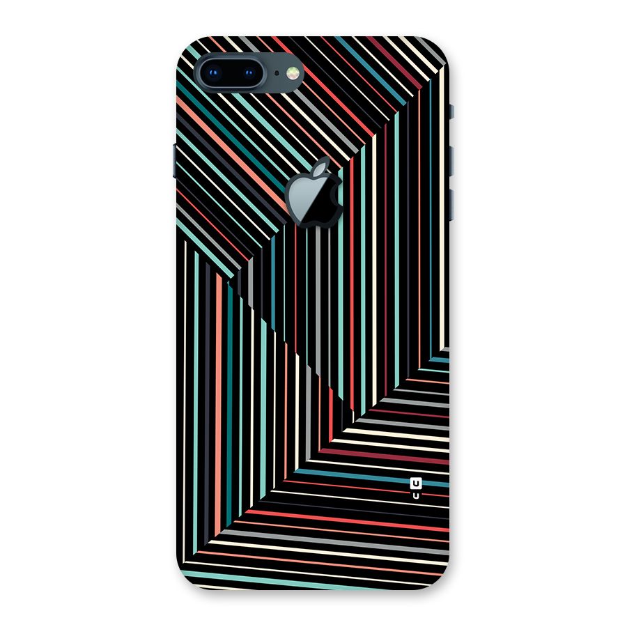 Angulars Stripes Back Case for iPhone 7 Plus Apple Cut
