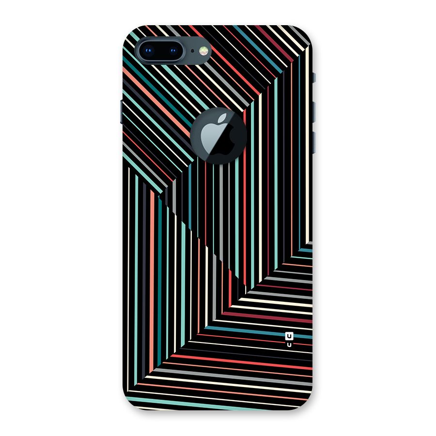 Angulars Stripes Back Case for iPhone 7 Plus Logo Cut