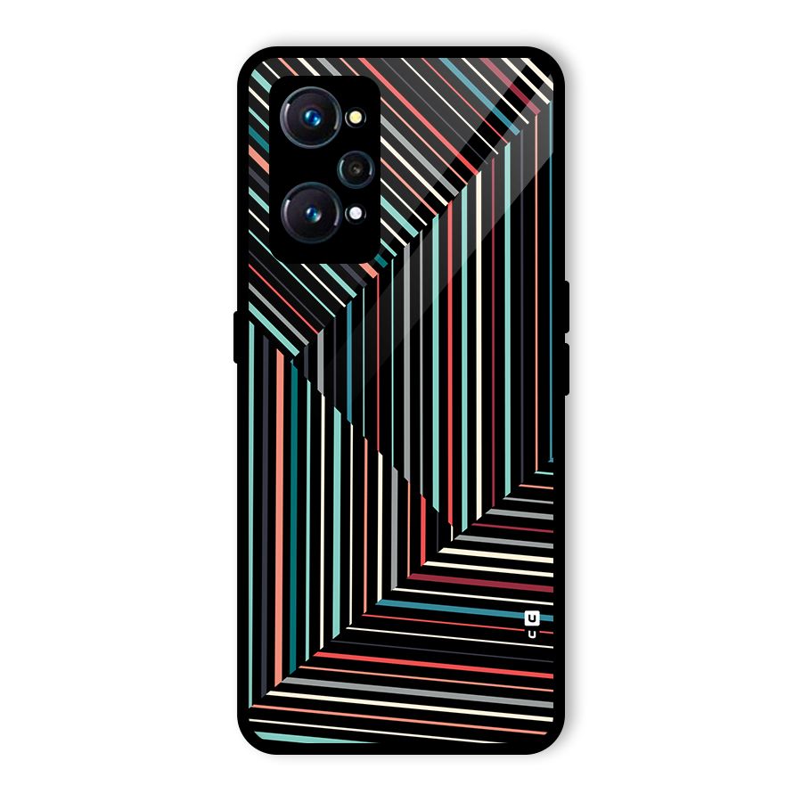 Angulars Stripes Glass Back Case for Realme GT 2