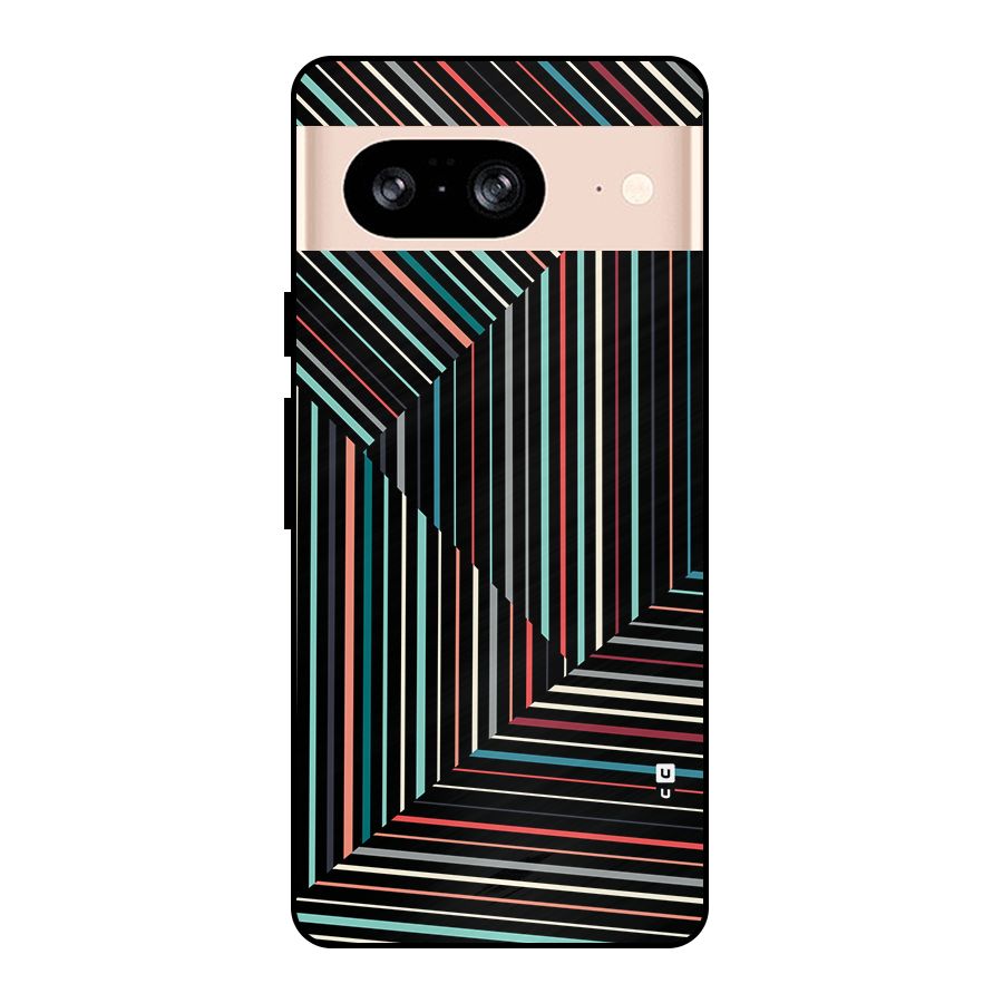Angulars Stripes Metal Back Case for Google Pixel 8