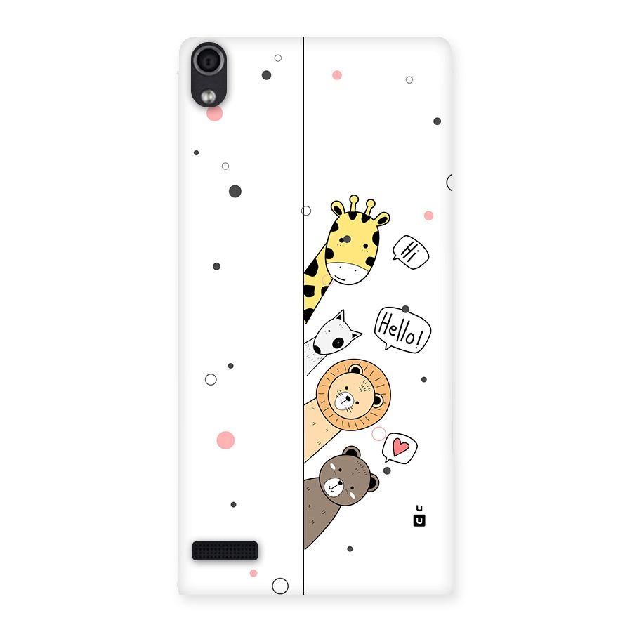 Animal Greetings Back Case for Ascend P6