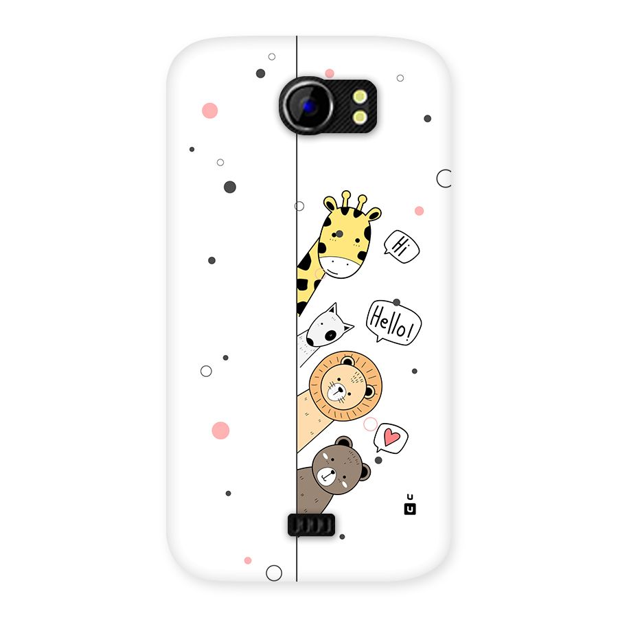 Animal Greetings Back Case for Canvas 2 A110