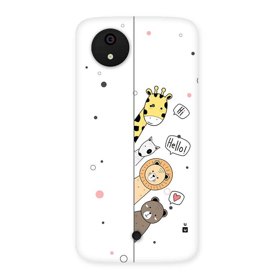Animal Greetings Back Case for Canvas A1  AQ4501