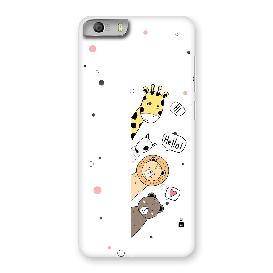 Animal Greetings Back Case for Canvas Knight 2