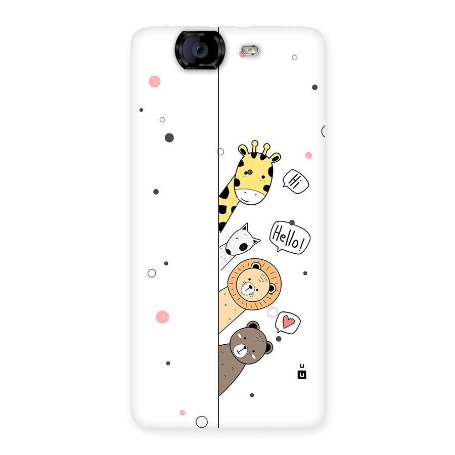 Animal Greetings Back Case for Canvas Knight A350