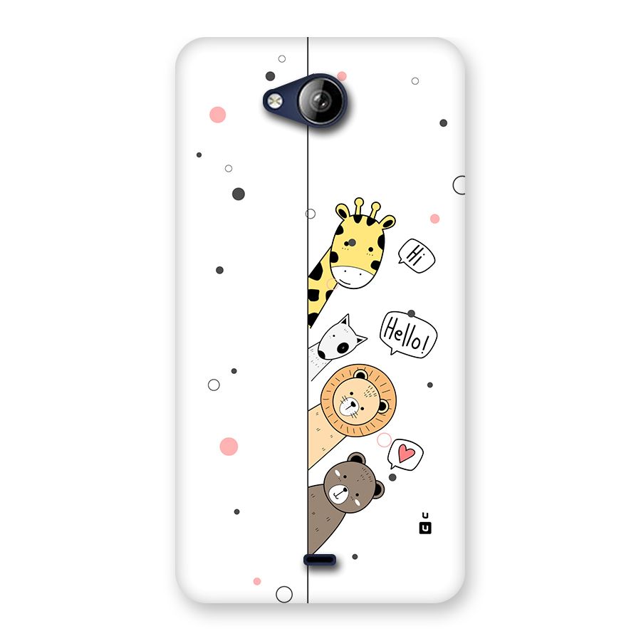 Animal Greetings Back Case for Canvas Play Q355