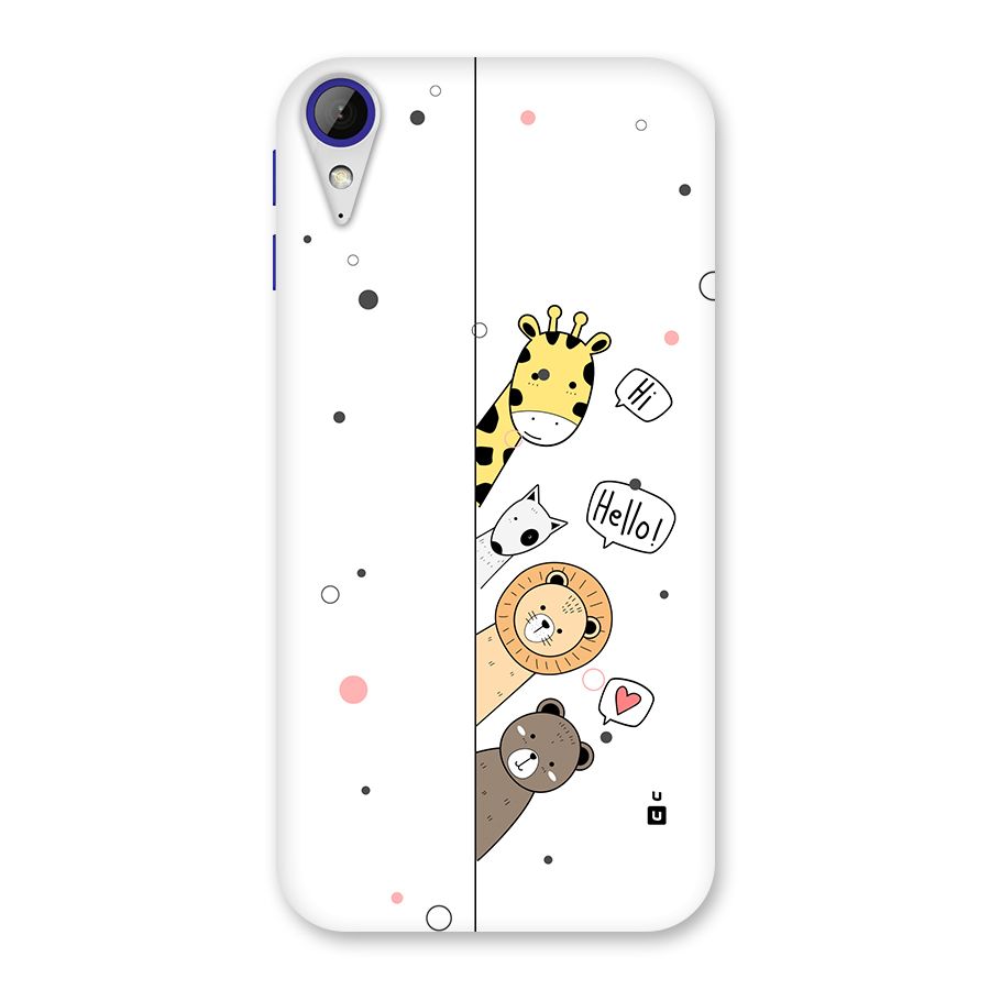Animal Greetings Back Case for Desire 830