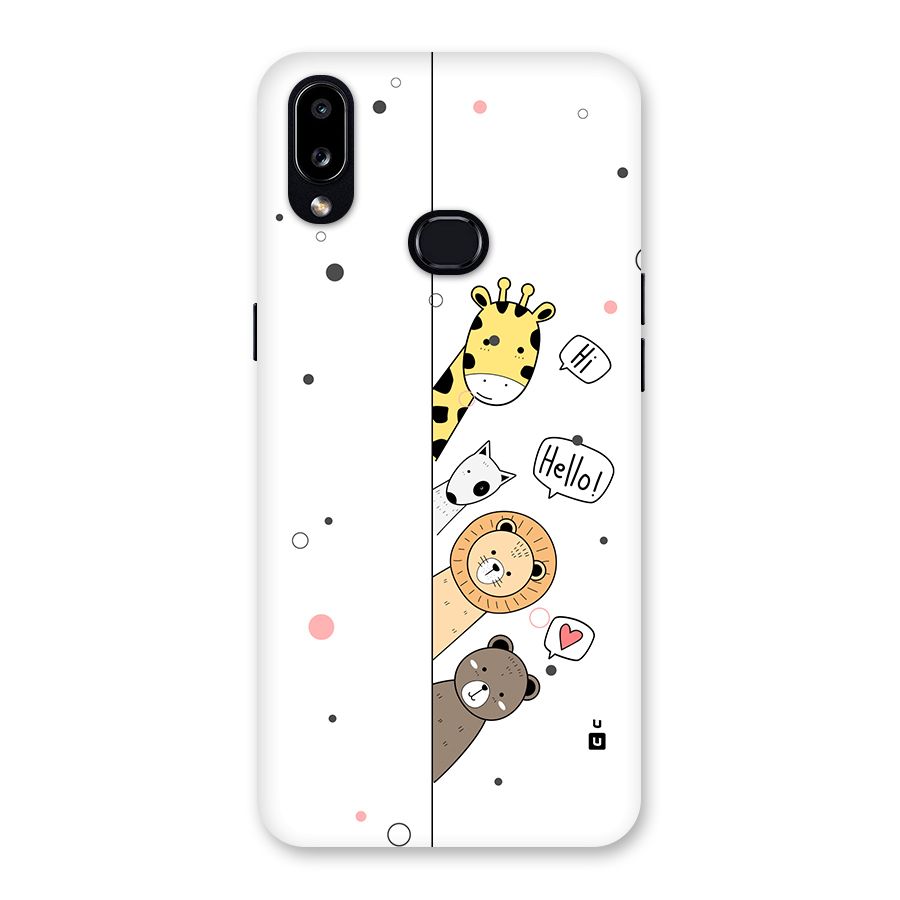 Animal Greetings Back Case for Galaxy A10s