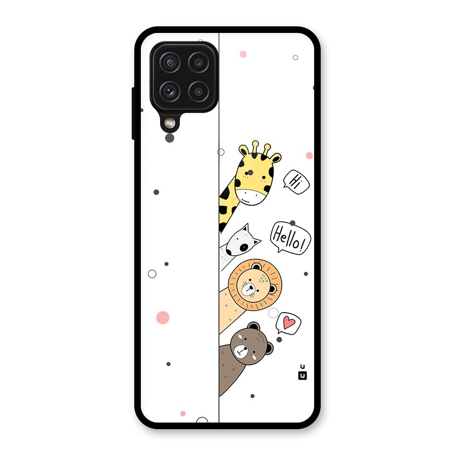 Animal Greetings Back Case for Galaxy A22 4G