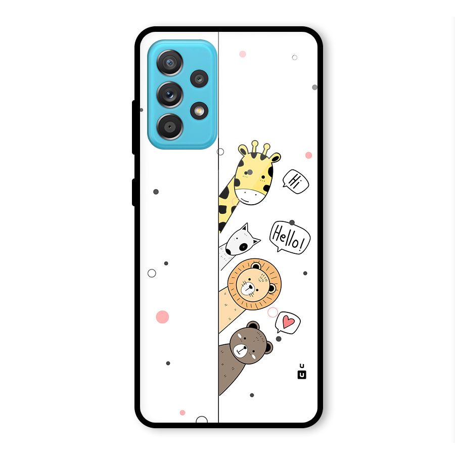 Animal Greetings Back Case for Galaxy A52s 5G