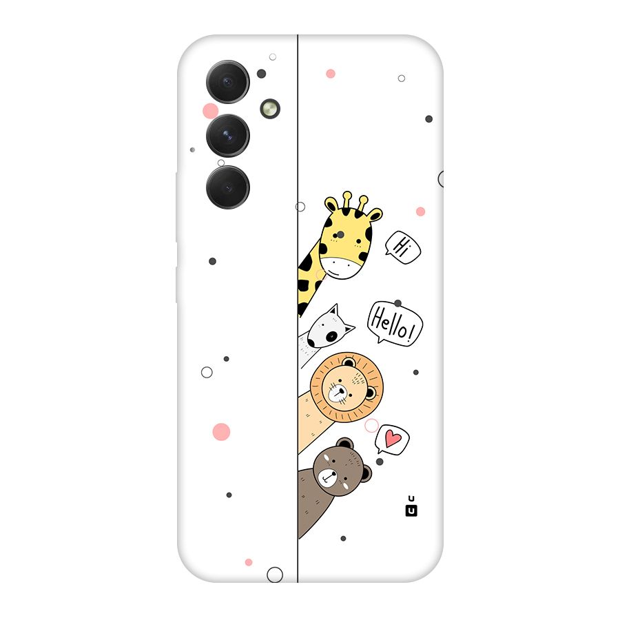 Animal Greetings Back Case for Galaxy A54
