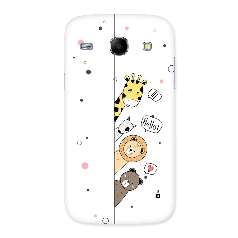 Animal Greetings Back Case for Galaxy Core