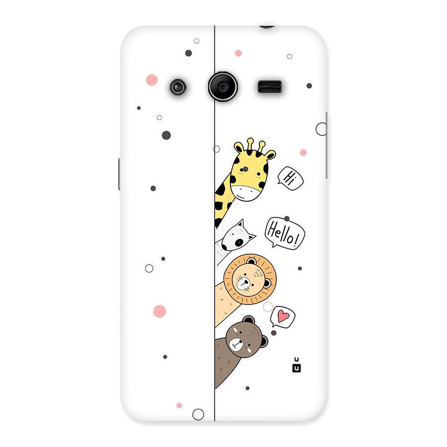 Animal Greetings Back Case for Galaxy Core 2