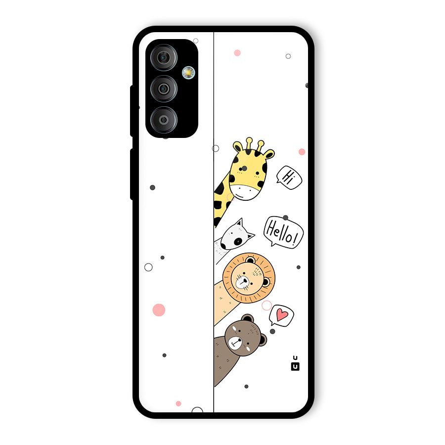 Animal Greetings Back Case for Galaxy F23