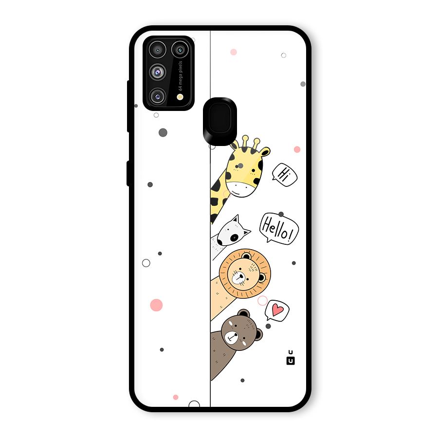 Animal Greetings Back Case for Galaxy F41