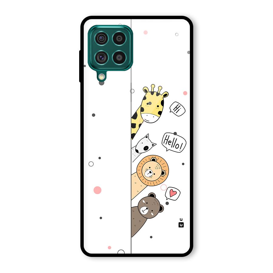Animal Greetings Back Case for Galaxy F62