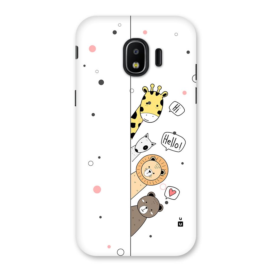 Animal Greetings Back Case for Galaxy J2 Pro 2018