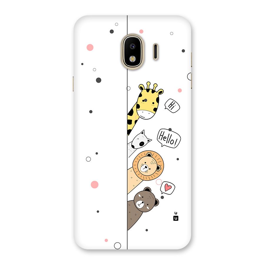 Animal Greetings Back Case for Galaxy J4