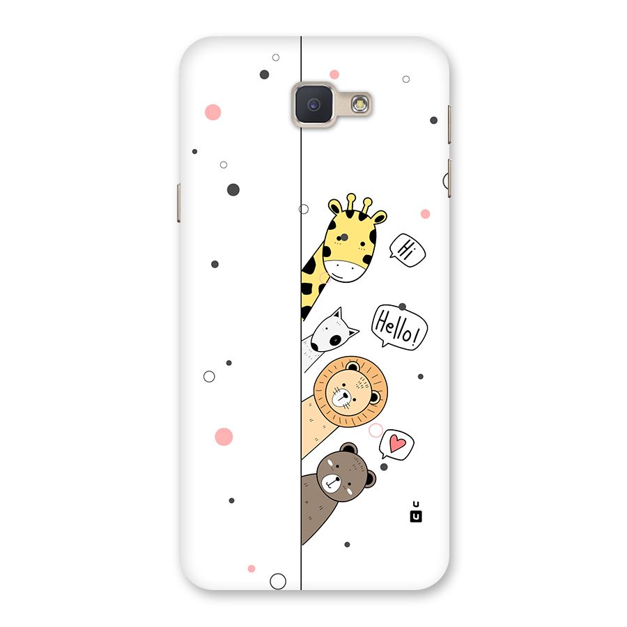 Animal Greetings Back Case for Galaxy J5 Prime