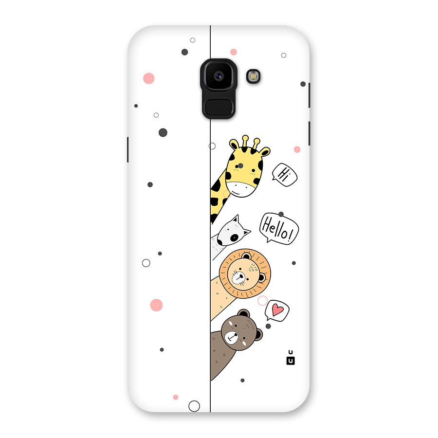 Animal Greetings Back Case for Galaxy J6