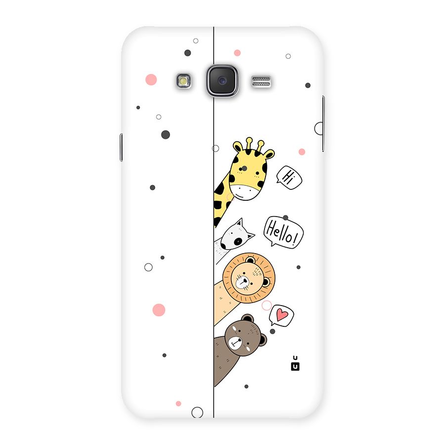 Animal Greetings Back Case for Galaxy J7