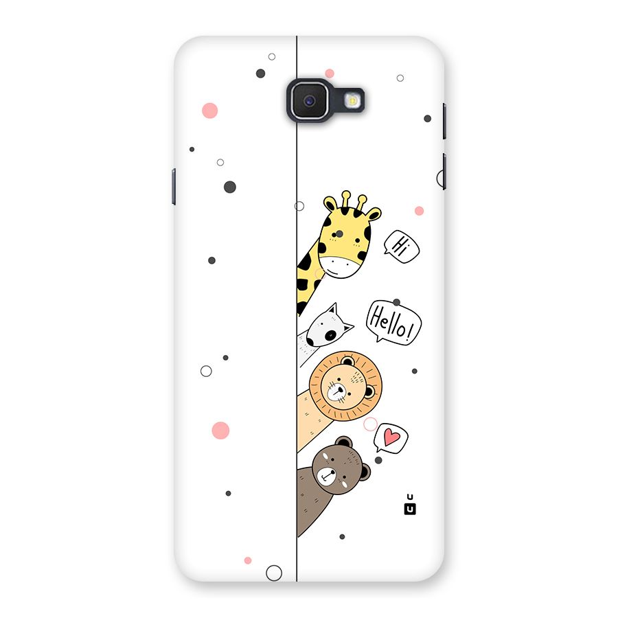 Animal Greetings Back Case for Galaxy J7 Prime
