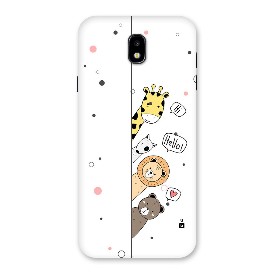 Animal Greetings Back Case for Galaxy J7 Pro