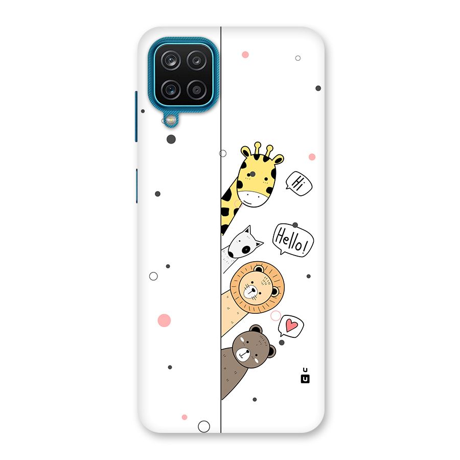 Animal Greetings Back Case for Galaxy M12