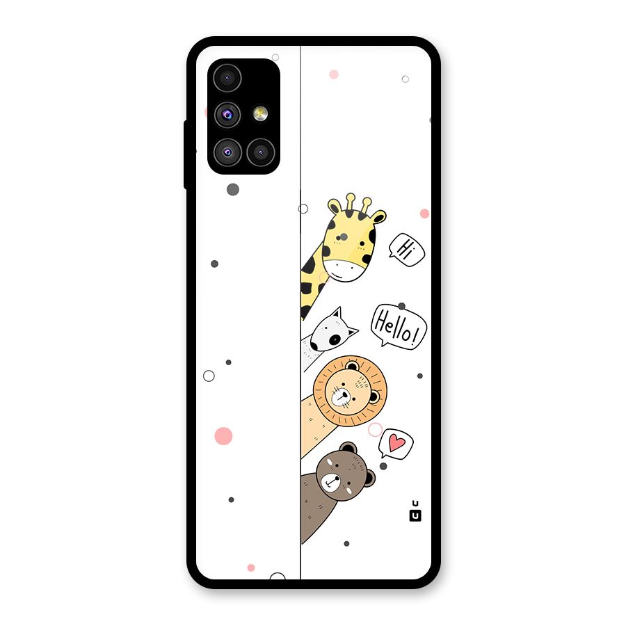 Animal Greetings Back Case for Galaxy M51