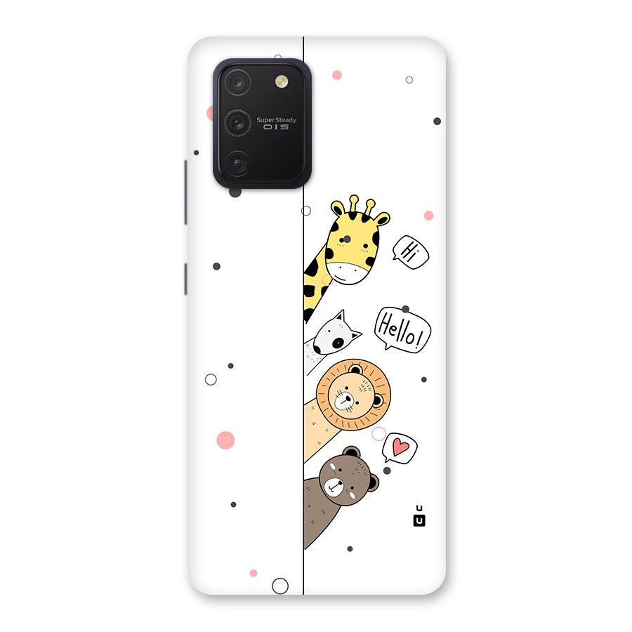 Animal Greetings Back Case for Galaxy S10 Lite