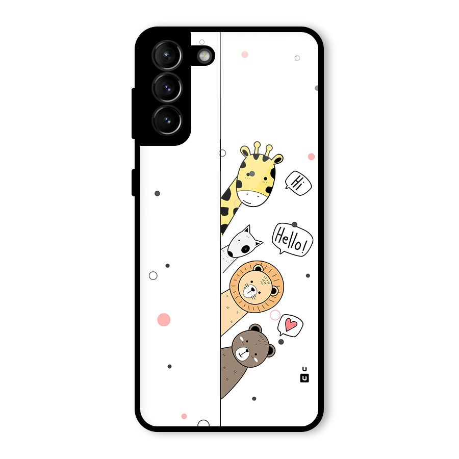 Animal Greetings Back Case for Galaxy S21 Plus