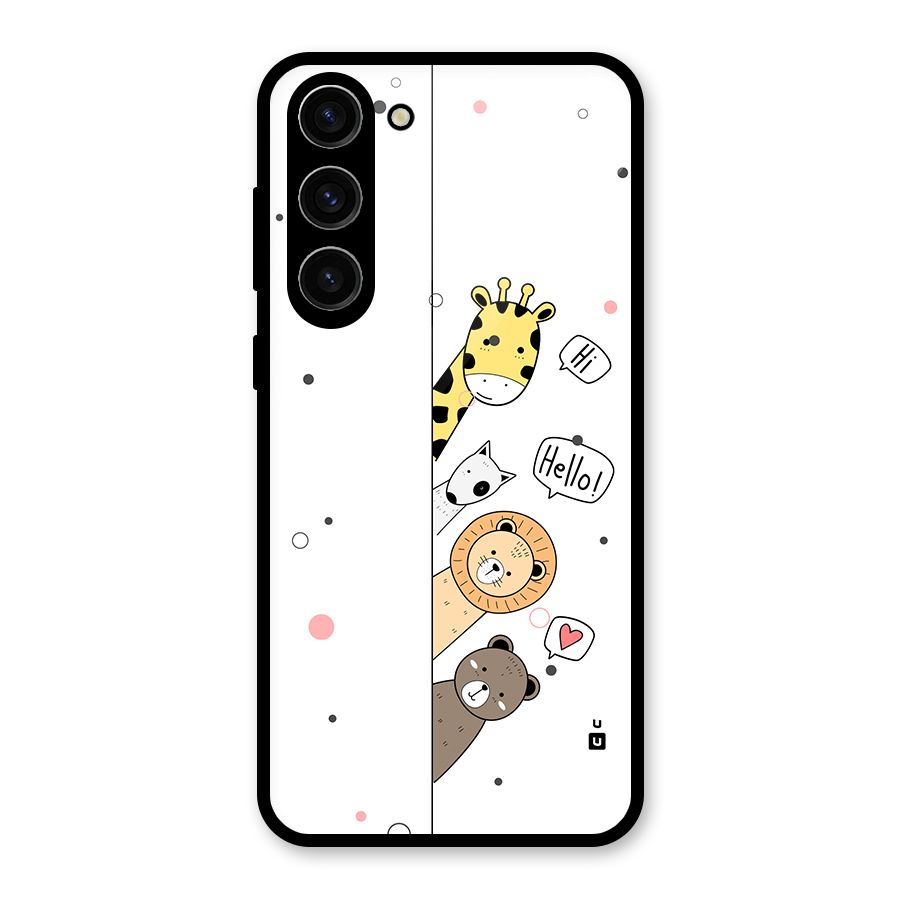 Animal Greetings Back Case for Galaxy S23 Plus