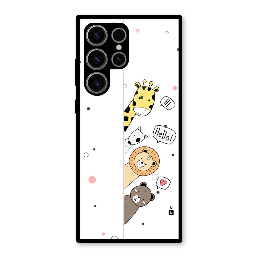 Animal Greetings Back Case for Galaxy S23 Ultra