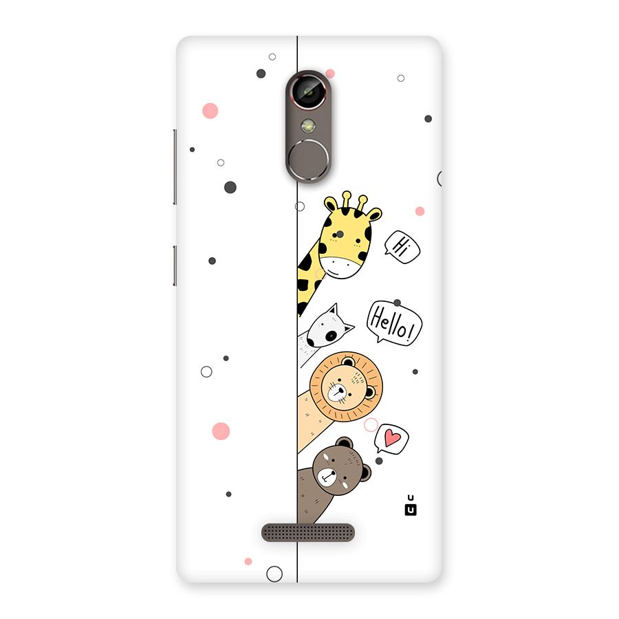 Animal Greetings Back Case for Gionee S6s