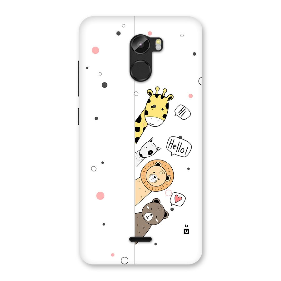 Animal Greetings Back Case for Gionee X1