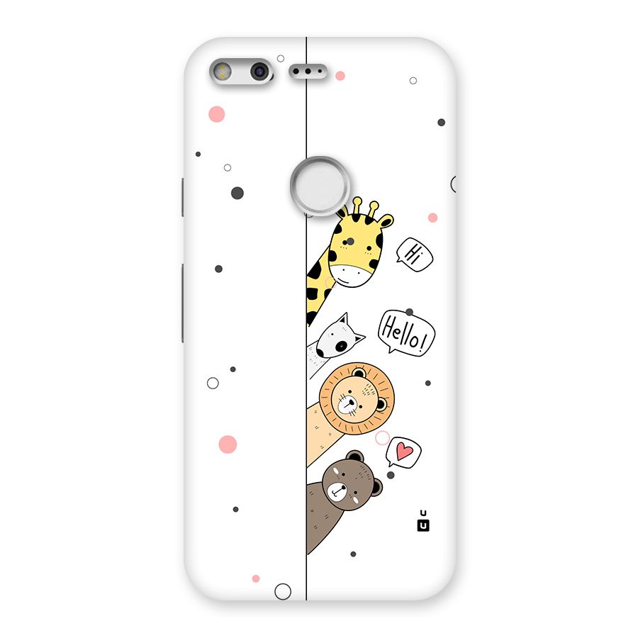 Animal Greetings Back Case for Google Pixel