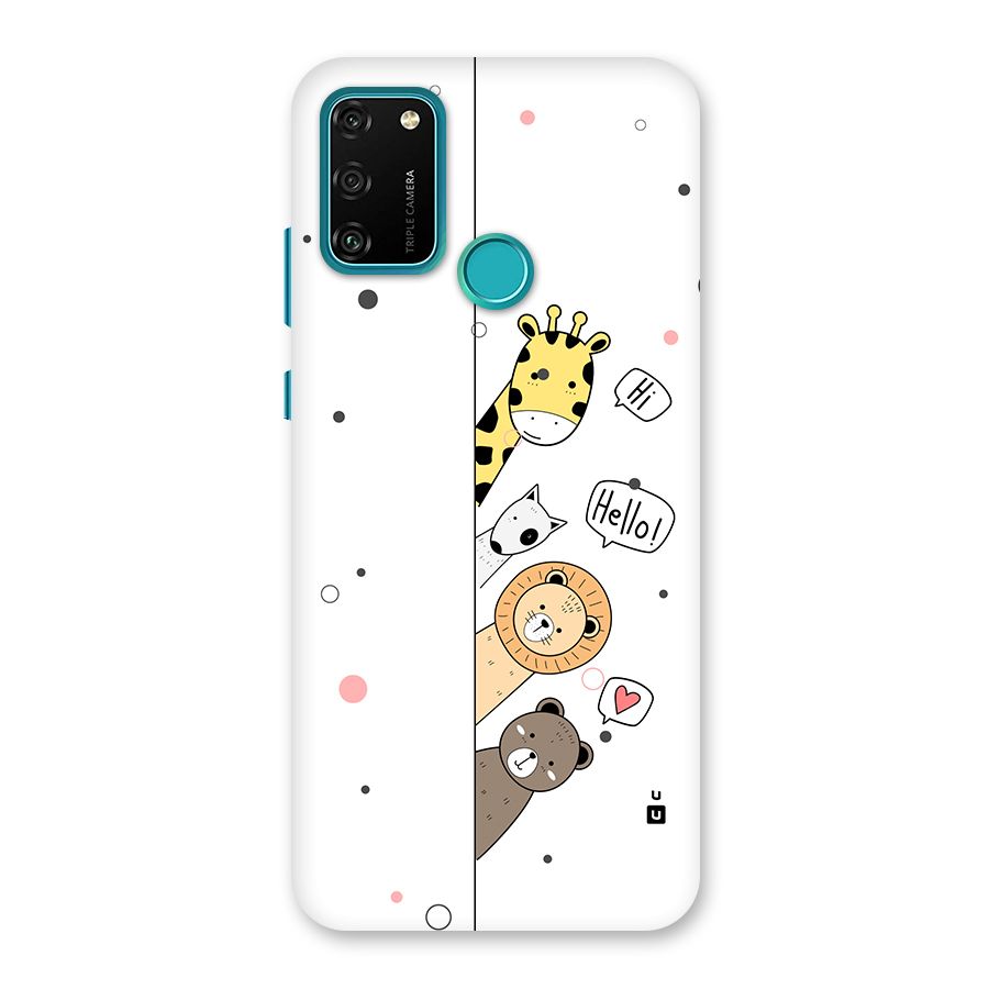 Animal Greetings Back Case for Honor 9A
