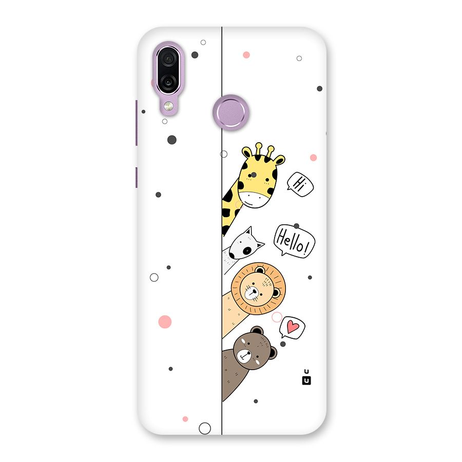 Animal Greetings Back Case for Honor Play