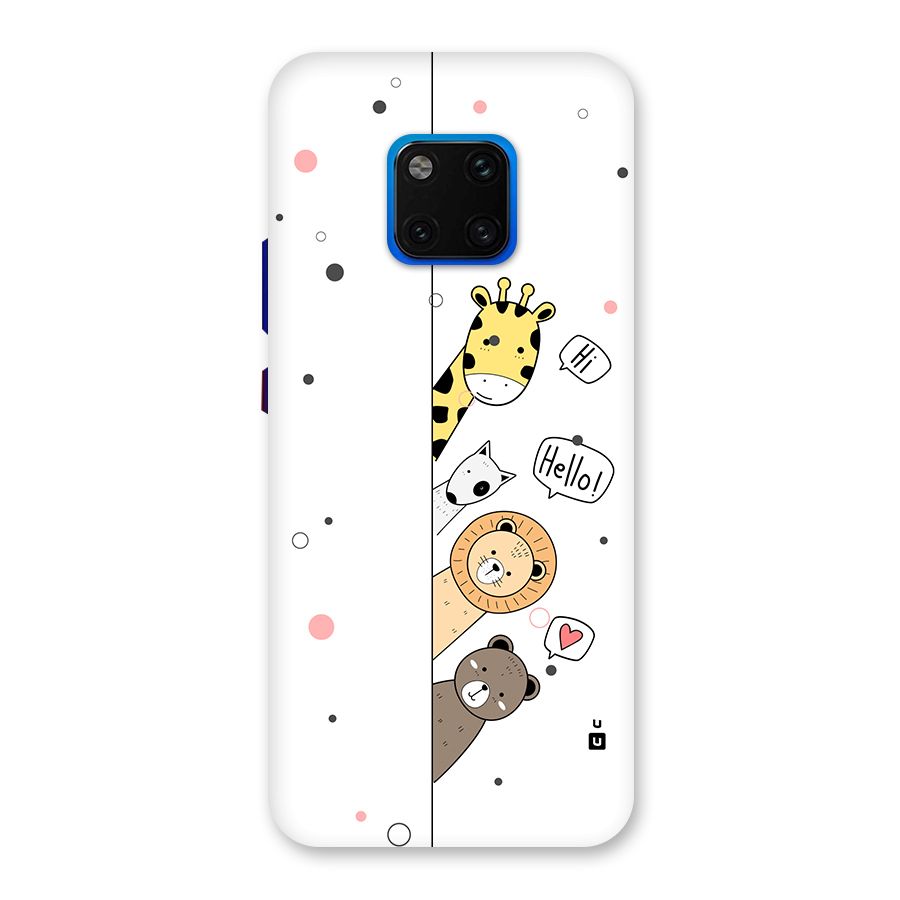 Animal Greetings Back Case for Huawei Mate 20 Pro