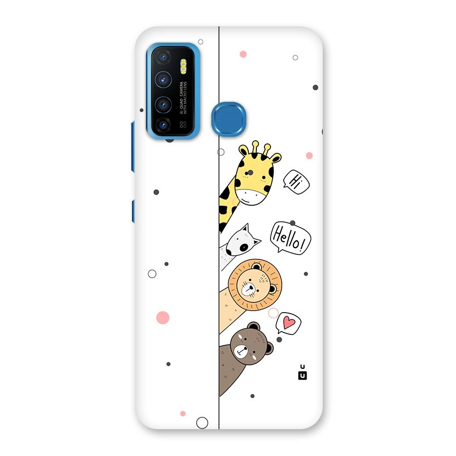 Animal Greetings Back Case for Infinix Hot 9