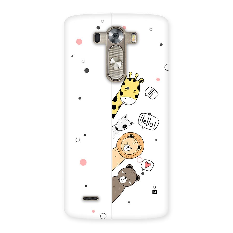 Animal Greetings Back Case for LG G3