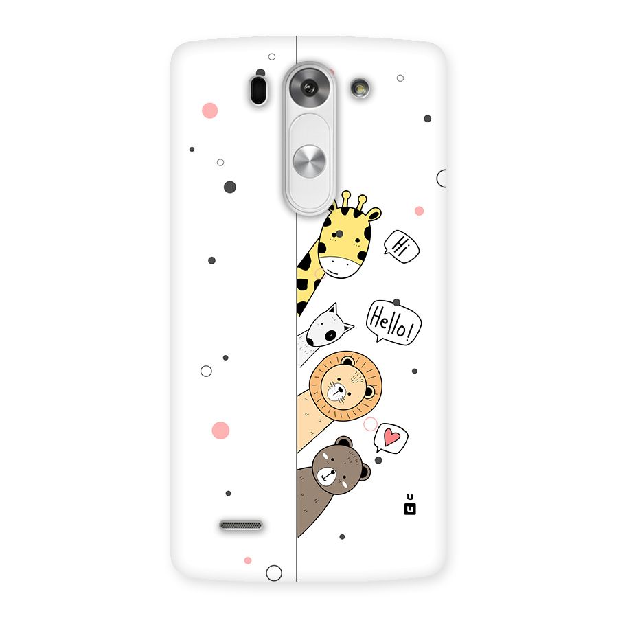 Animal Greetings Back Case for LG G3 Mini