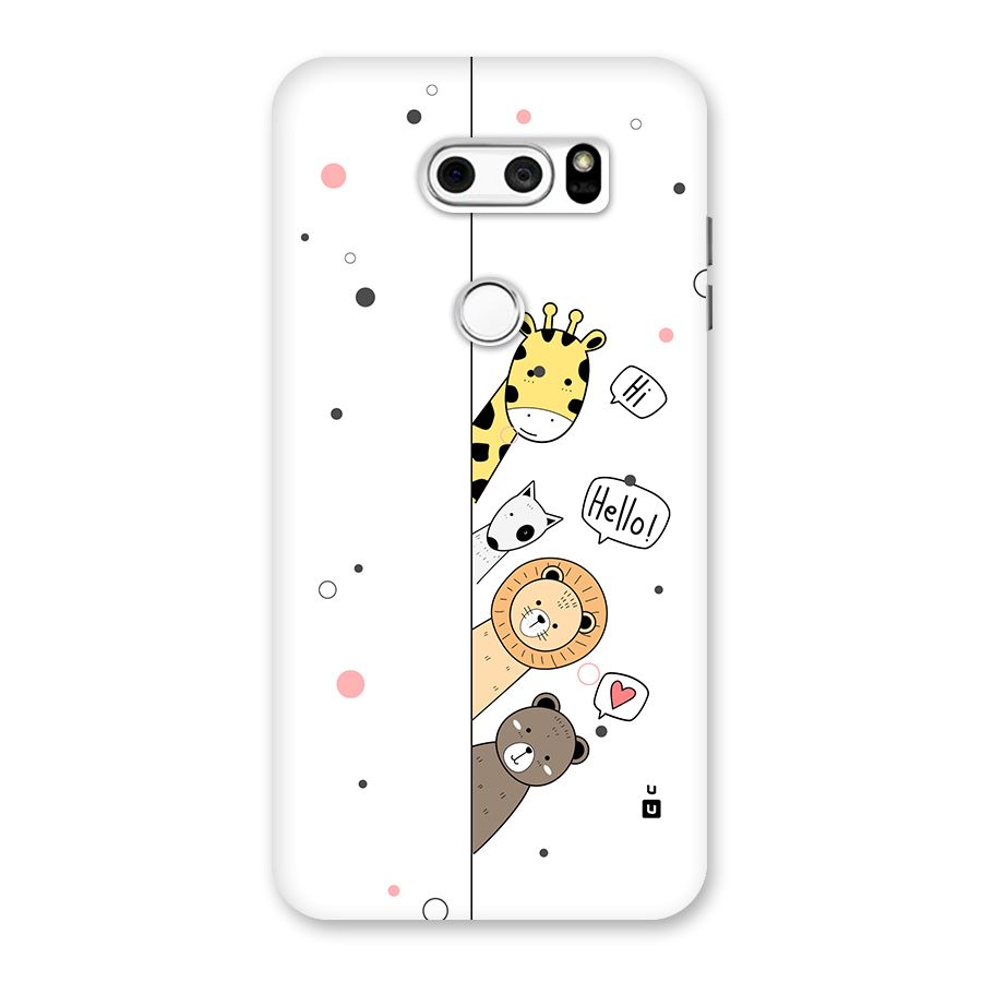 Animal Greetings Back Case for LG V30