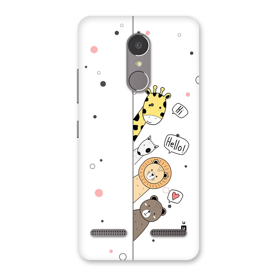 Animal Greetings Back Case for Lenovo K6