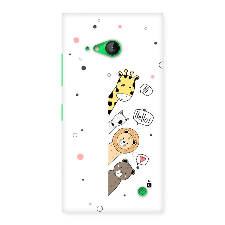 Animal Greetings Back Case for Lumia 730