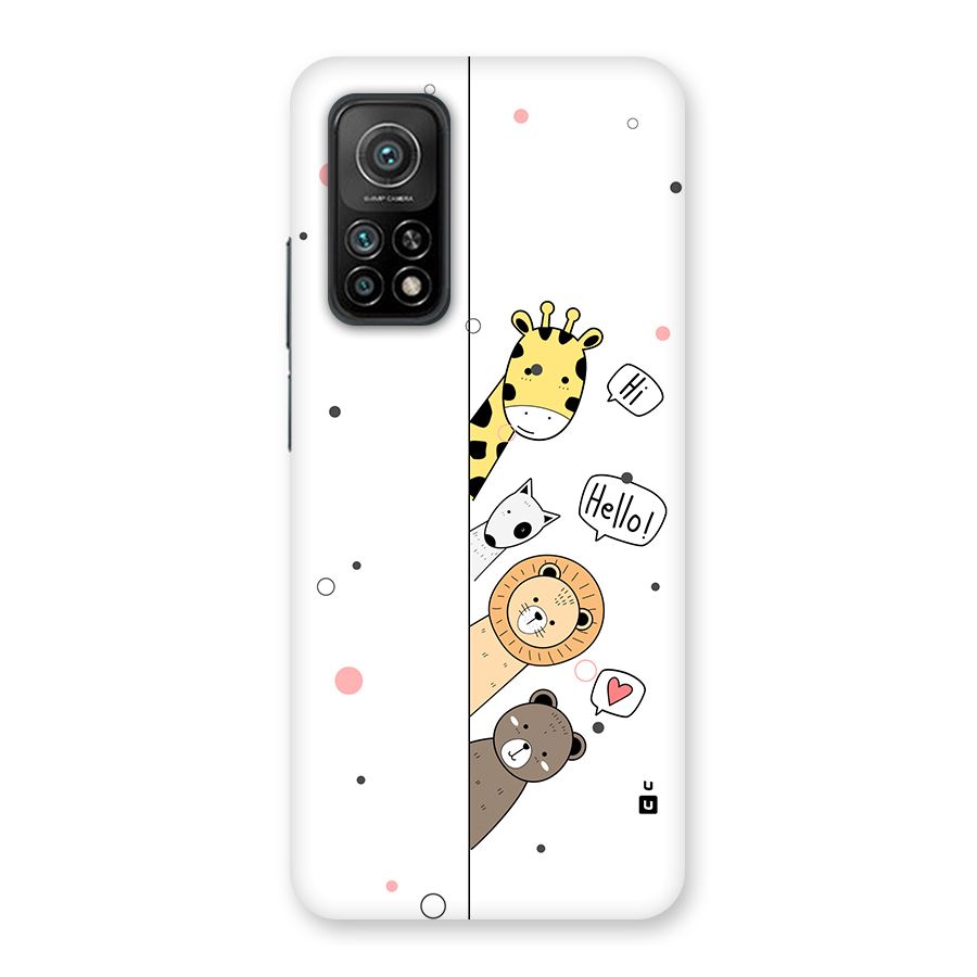 Animal Greetings Back Case for Mi 10T 5G