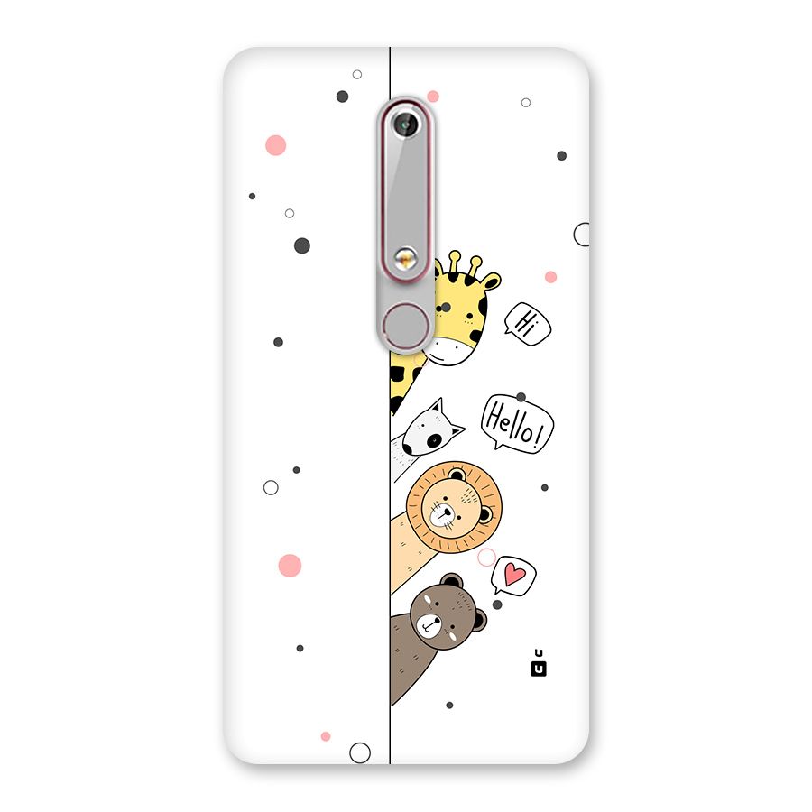 Animal Greetings Back Case for Nokia 6.1